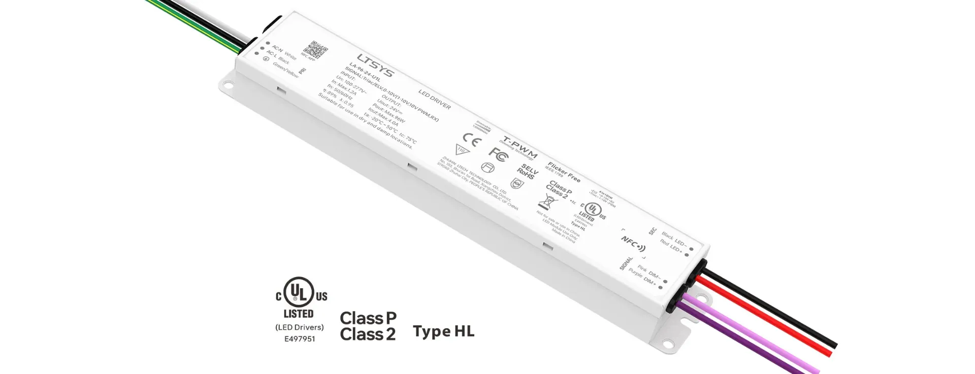 [2851101] LTECH LTSYS Driver CV Triac/ELV 0-10V 1CH 24V 60W - LA-60-24-U1L
