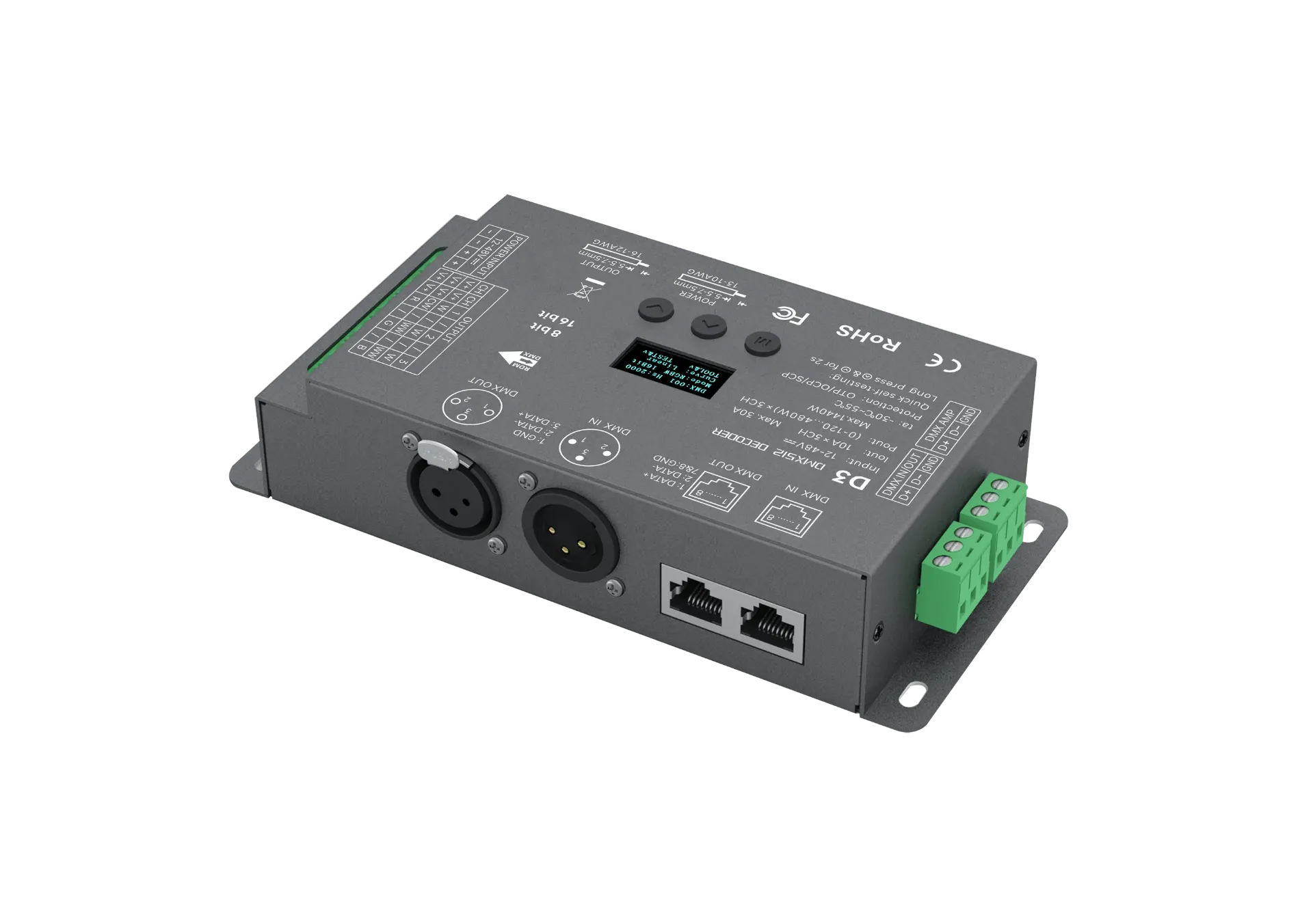 LTECH LTSYS Decoder CV DMX 3CH - D3