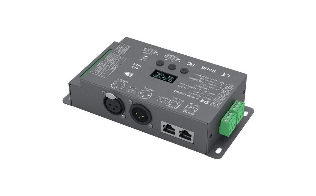 [2277711] LTECH LTSYS Decoder CV DMX 4CH - D4