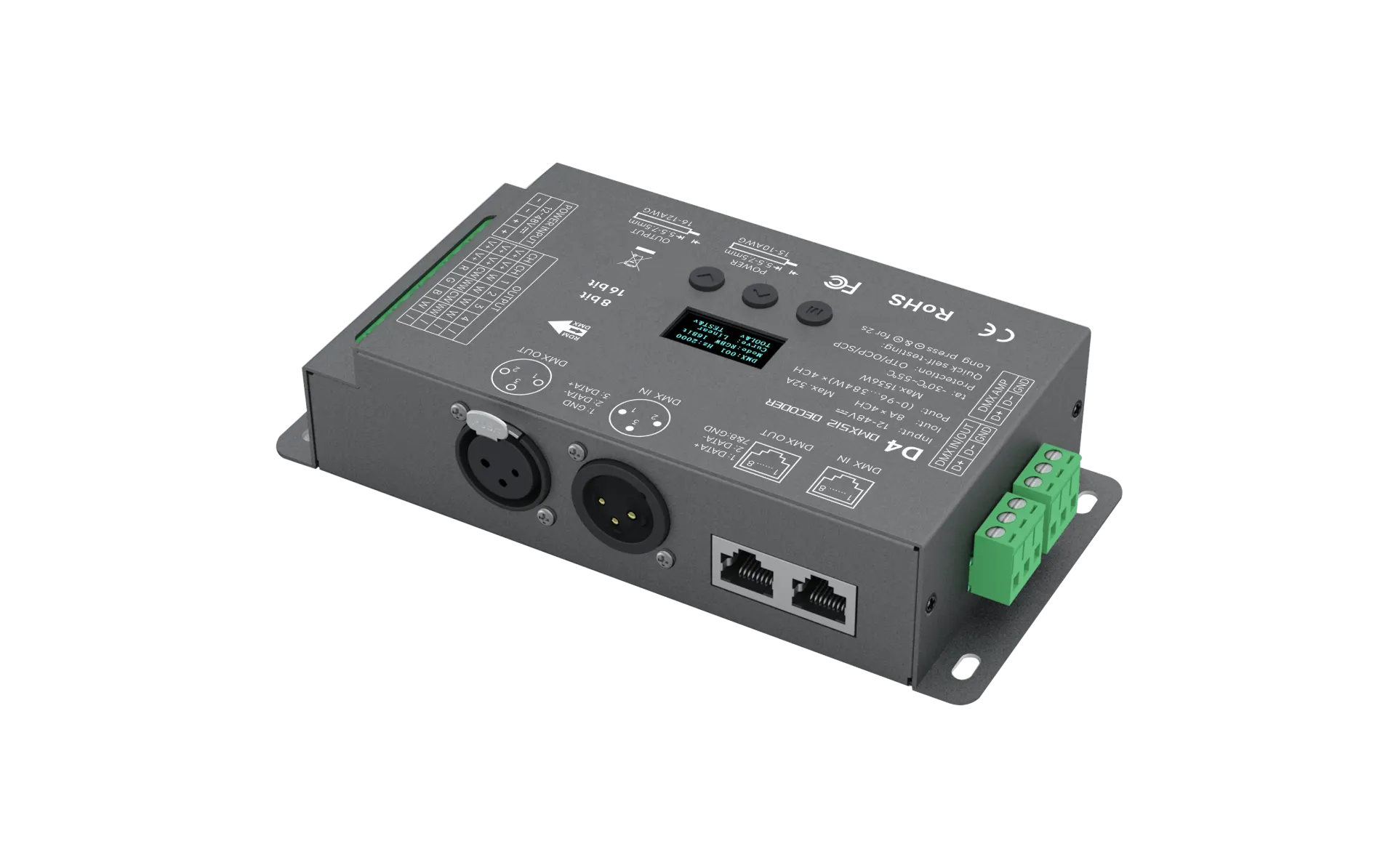 LTECH LTSYS Decoder CV DMX 4CH - D4