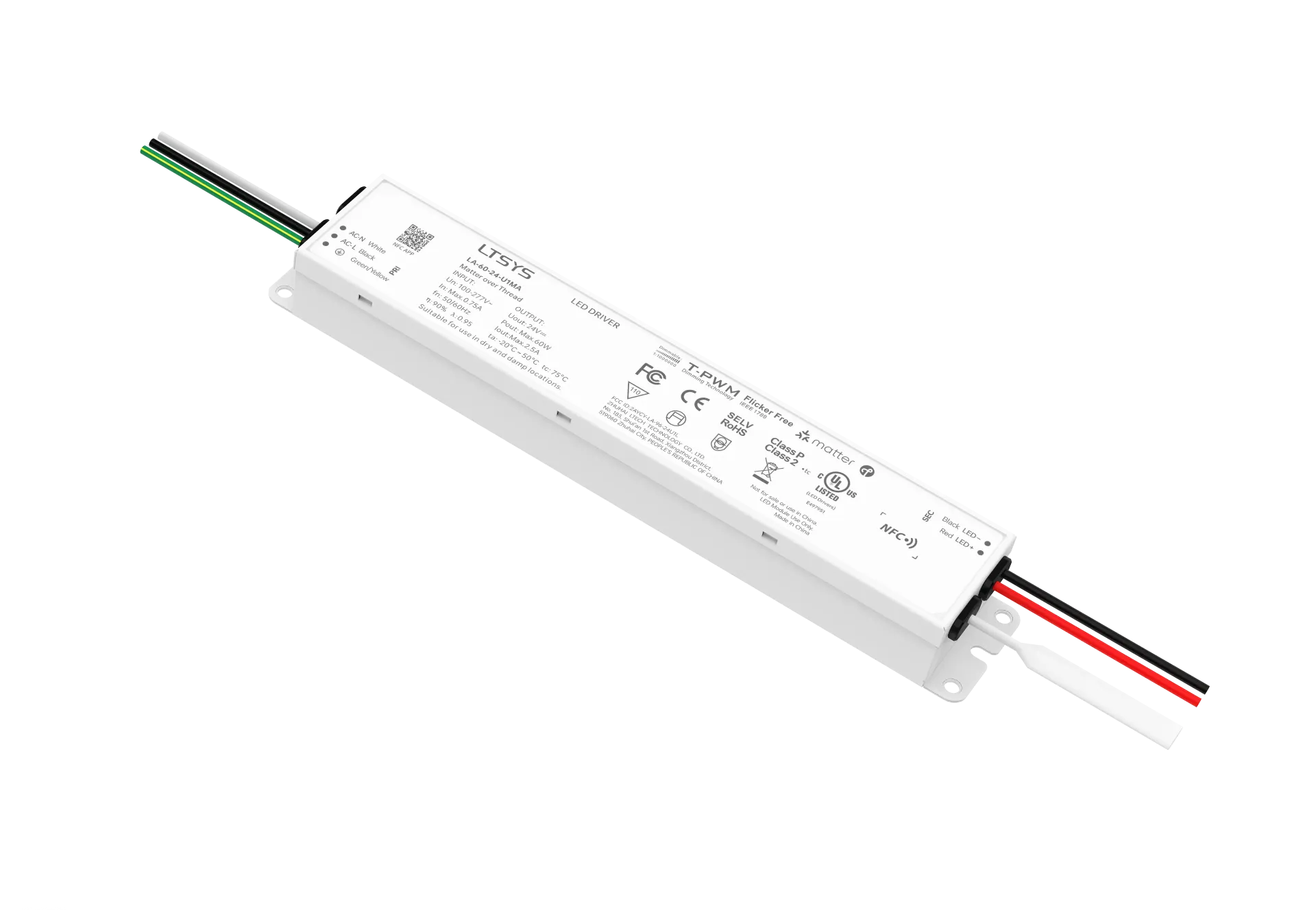[2400301] LTECH LTSYS Driver CV Matter 1CH 24V 60W - LA-60-24-U1MA