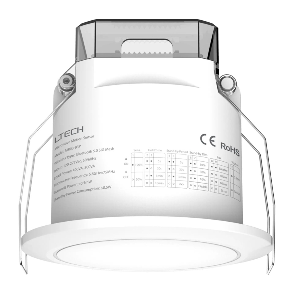 LTECH Xiaolei BLE 5.0 Microwave Motion Sensor - MR04-LBS