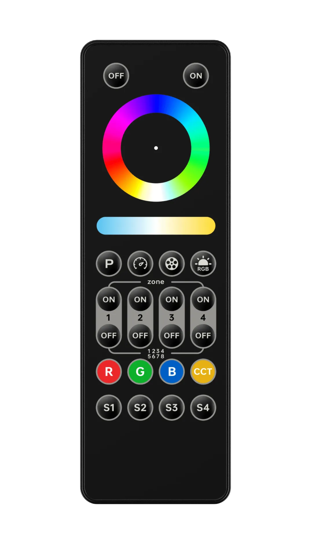 [2284531] LTECH LTSYS RGBCW LED Remote Control - C5F