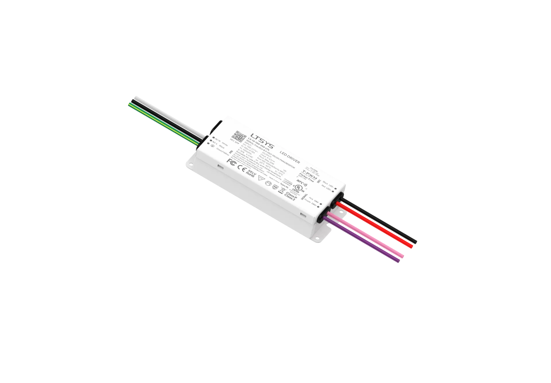 [2852101] LTECH LTSYS Driver CC 0-10V 1CH 100-450mA 10W - LA-10-100-450-U1L