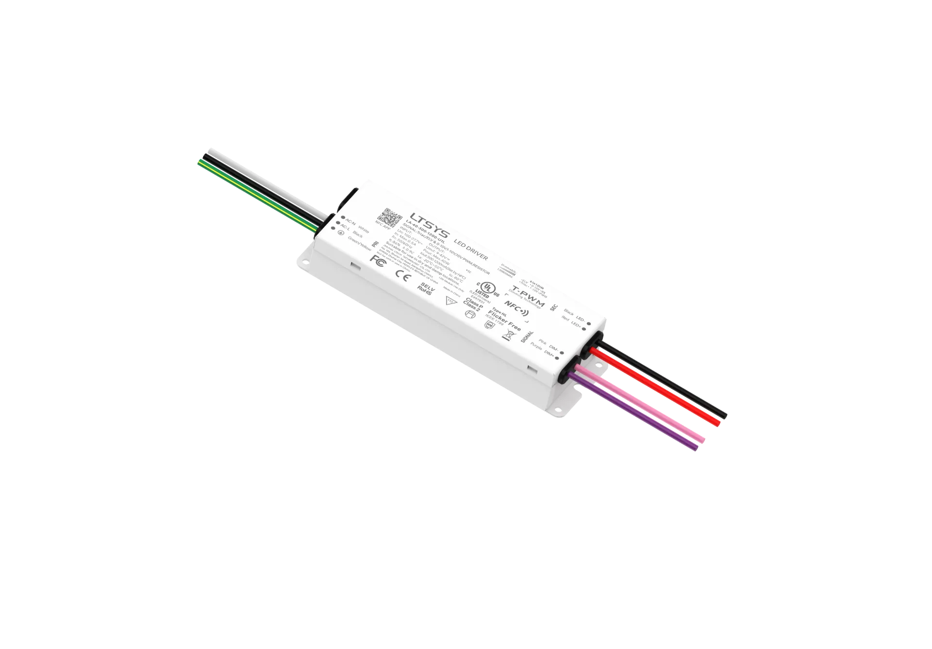 [2852141] LTECH LTSYS Driver CC 0-10V 1CH 300-1200mA 40W - LA-40-300-1200-U1L