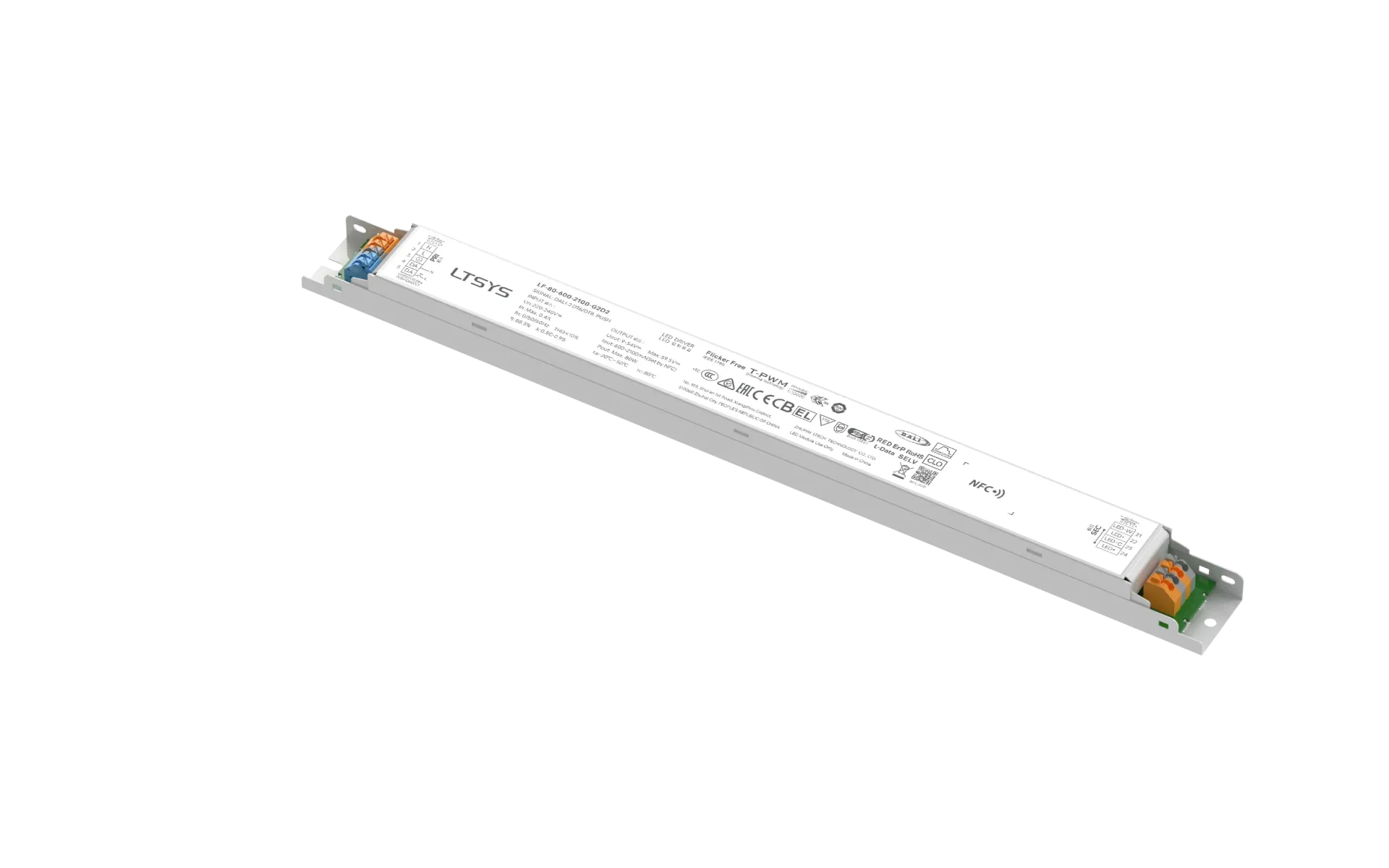 [2852161] LTECH LTSYS Driver CC 0-10V 1CH 600-2100mA 80W - LF-80-600-2100-G1A2