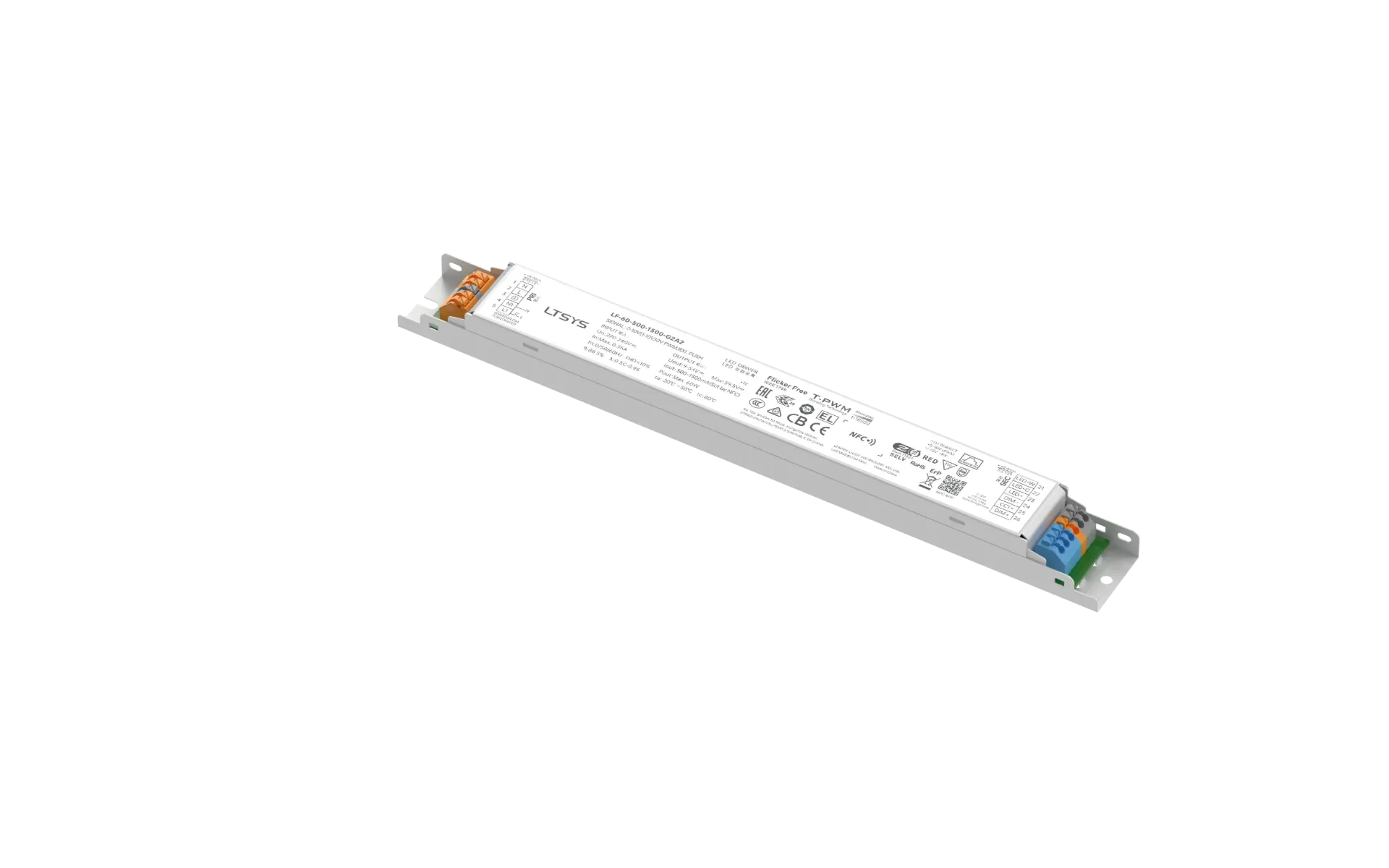 [2852181] LTECH LTSYS Driver CC 0-10V 2CH 500-1500mA 60W - LF-60-500-1500-G2A2