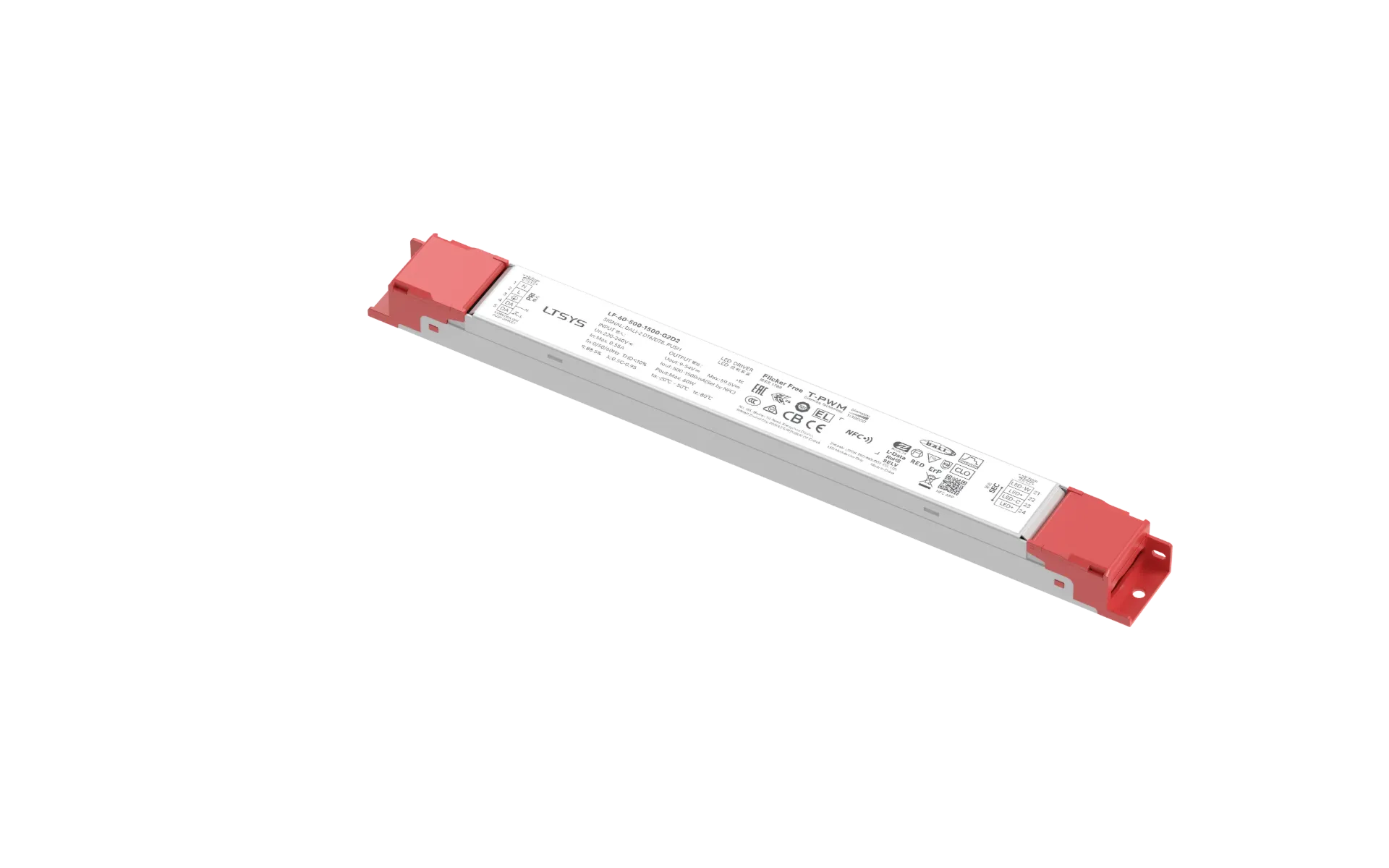 [2852251] LTECH LTSYS Driver CC DALI 2CH 500-1500mA 60W - LF-60-500-1500-G2D2
