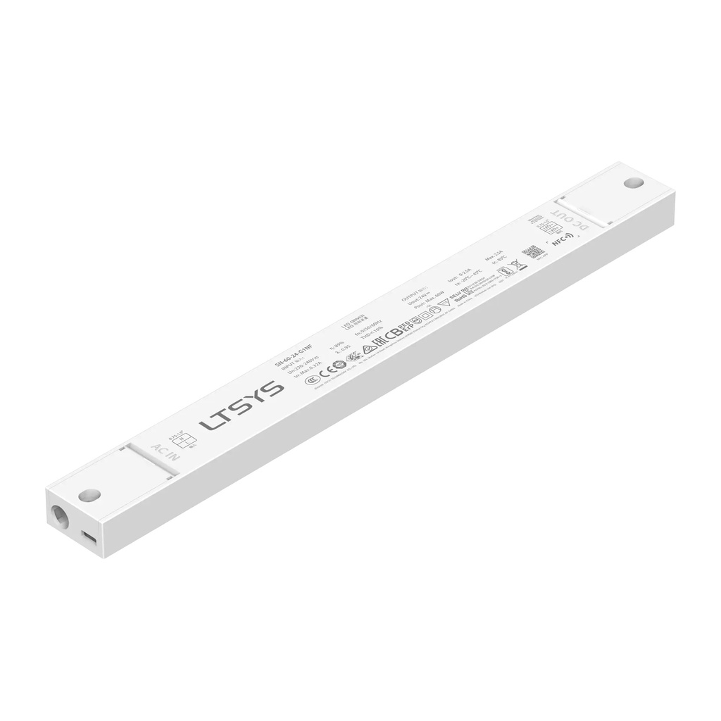 [2510412] LTECH LTSYS Driver On/Off CV 60W 24V NFC - SN-60-24-G1NF