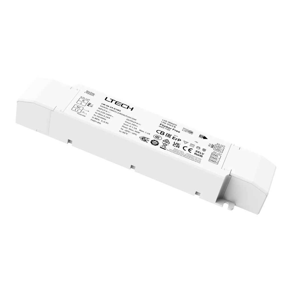 LTECH LTSYS Driver CV DMX 1CH 24V 36W - LM-36-24-G1M2