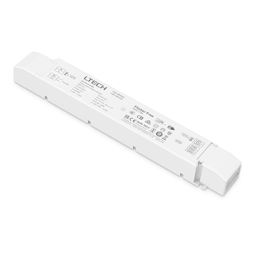 [2812300] LTECH LTSYS Driver CV DMX 1CH 24V 100W - LM-100-24-G1M2