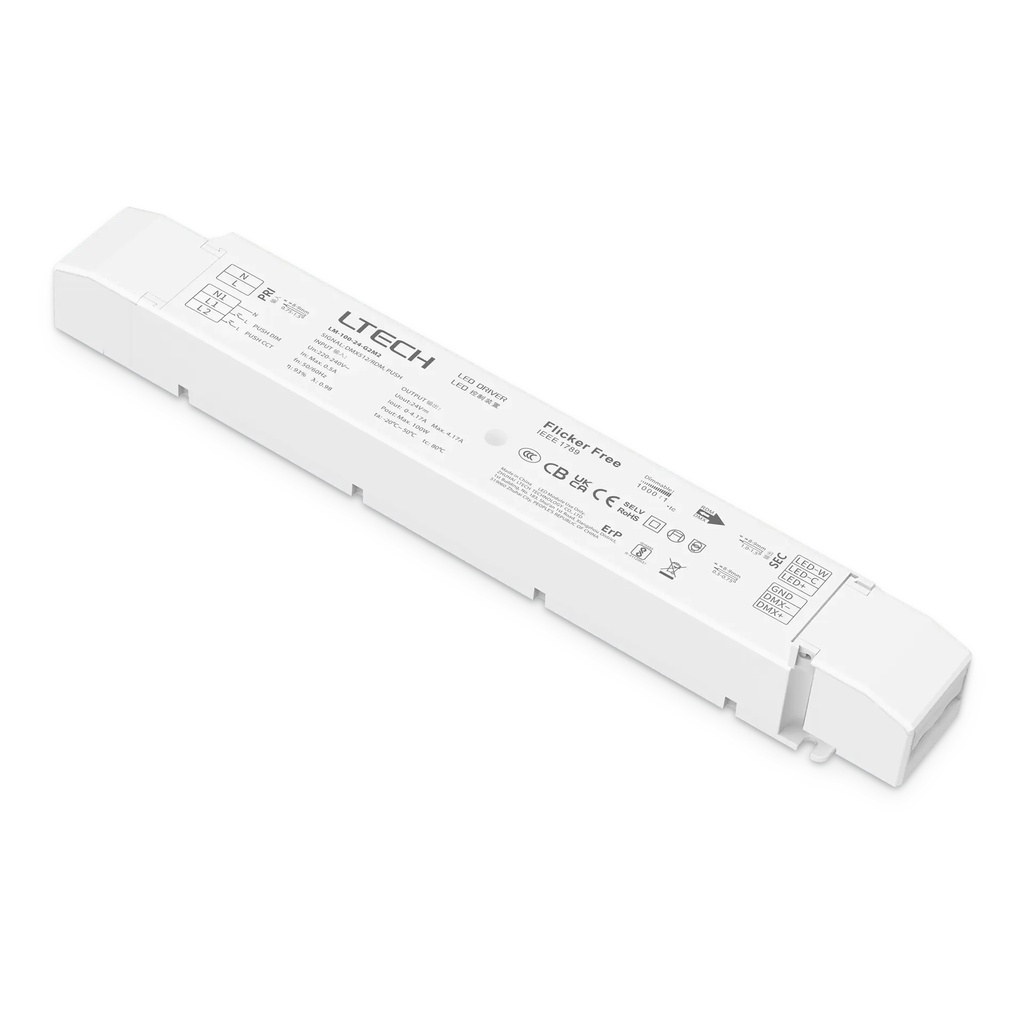 LTECH LTSYS Driver CV DMX 2CH 24V 100W - LM-100-24-G2M2