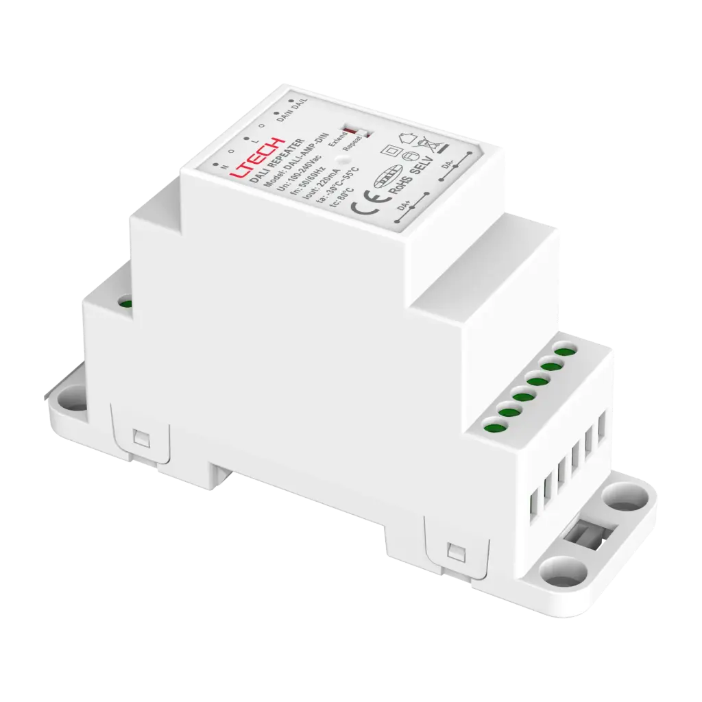 [2269901] LTECH DALI repeater / amplifier Dinrail - DALI-AMP-DIN