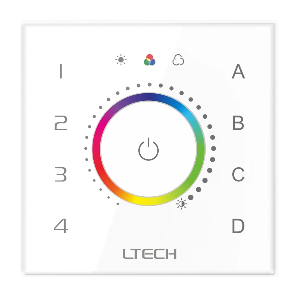 LTECH DALI touch panel RGB - EDT3