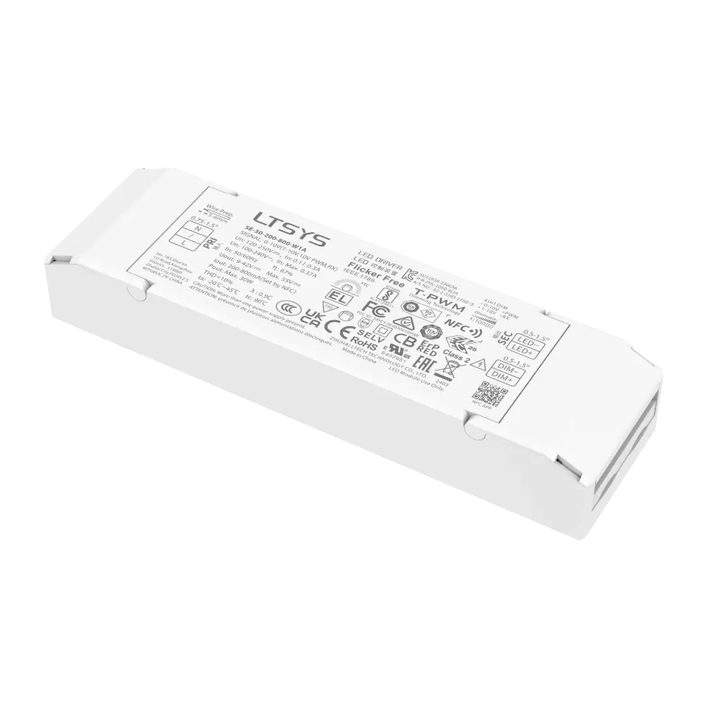[2833130] LTECH LTSYS Driver CC 0-10V 1CH 200-800mA 30W - SE-30-200-800-W1A