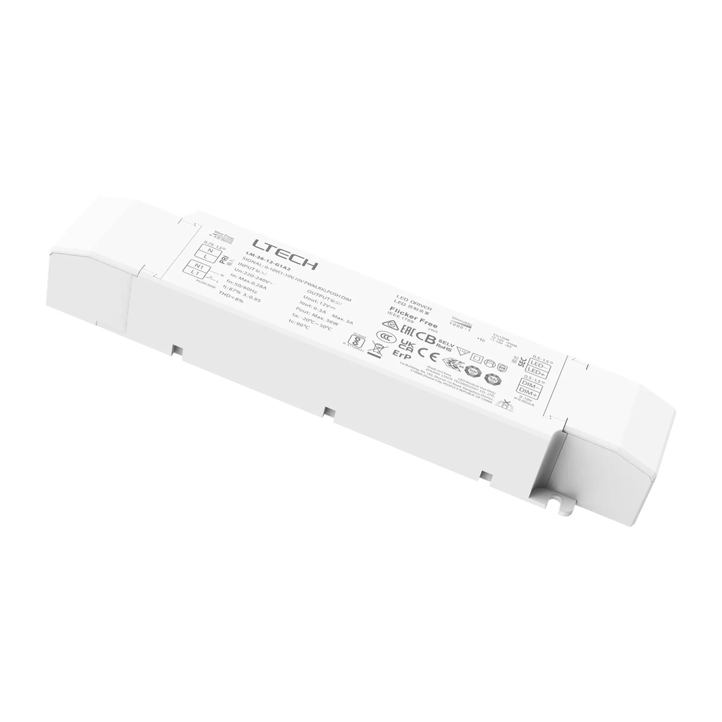 [2814100] LTECH LTSYS Driver CV 0-10V 1CH 12V 36W - LM-36-12-G1A2