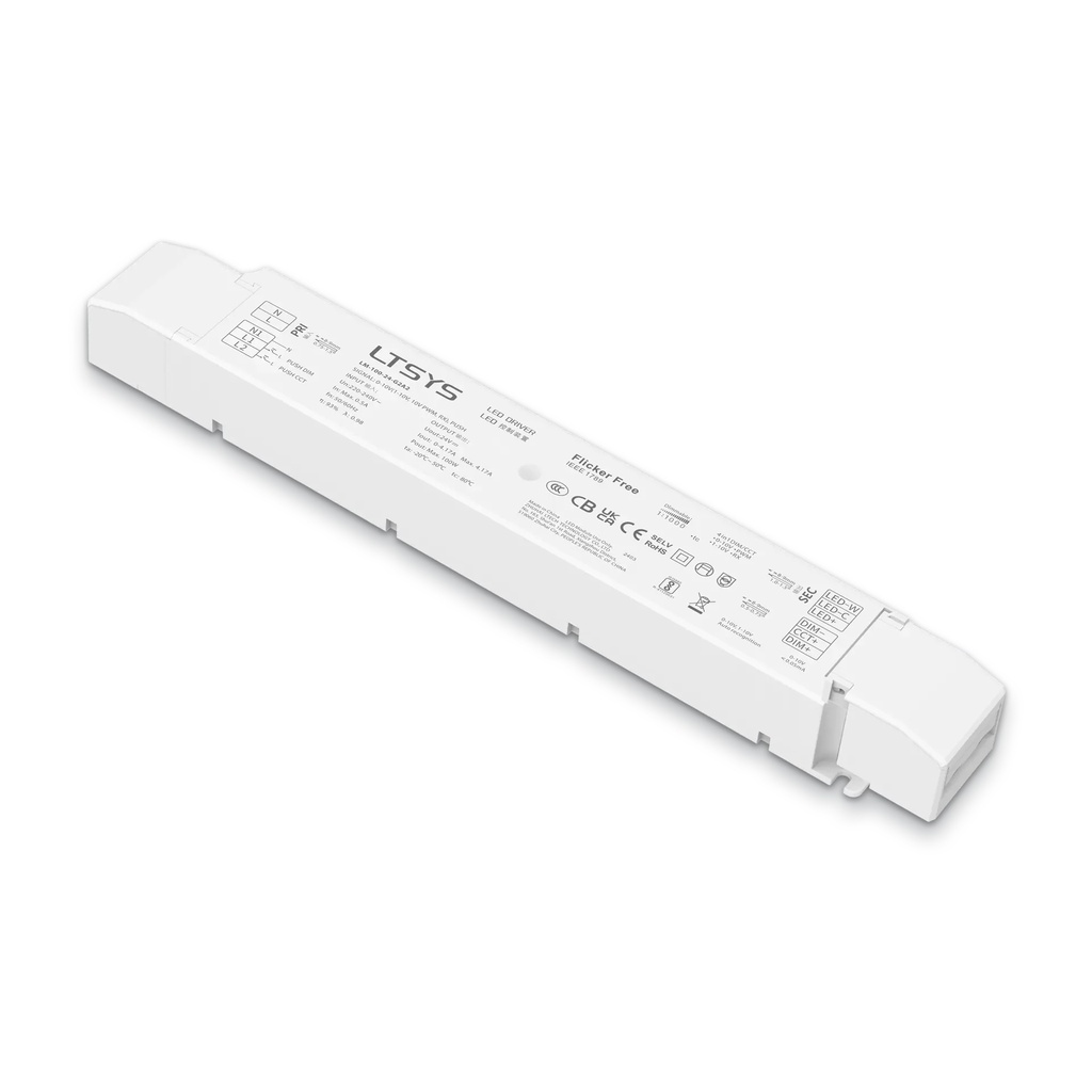 LTECH LTSYS Driver CV 0-10V 2CH 24V 100W - LM-100-24-G2A2