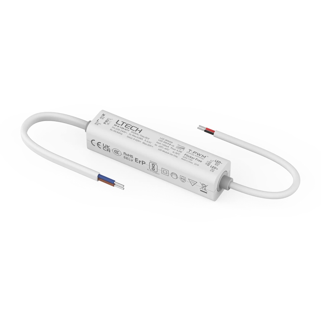 LTECH LTSYS Driver CC TRIAC 1CH 150mA 6W - SE-6-150-G1T
