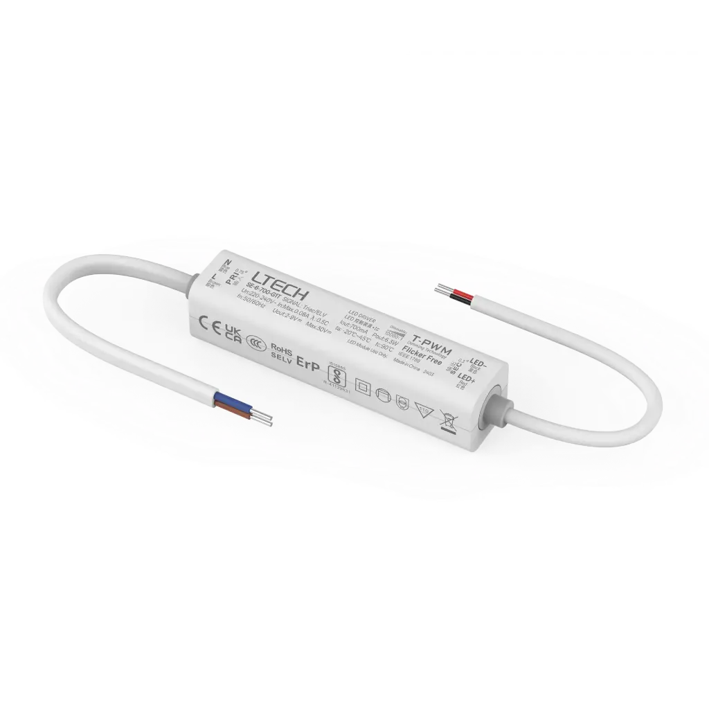 LTECH LTSYS Driver CC TRIAC 1CH 700mA 6W - SE-6-700-G1T