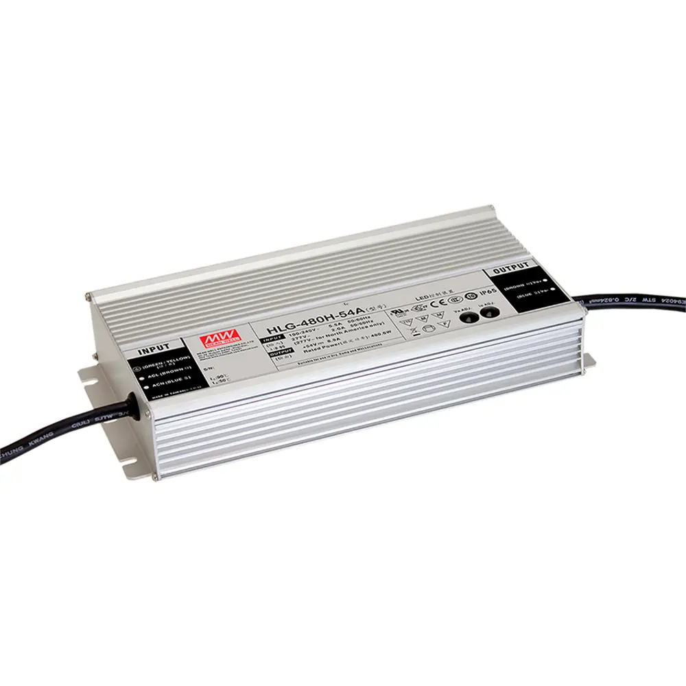 Meanwell PSU 48V 480W IP67 - HLG-480H-48