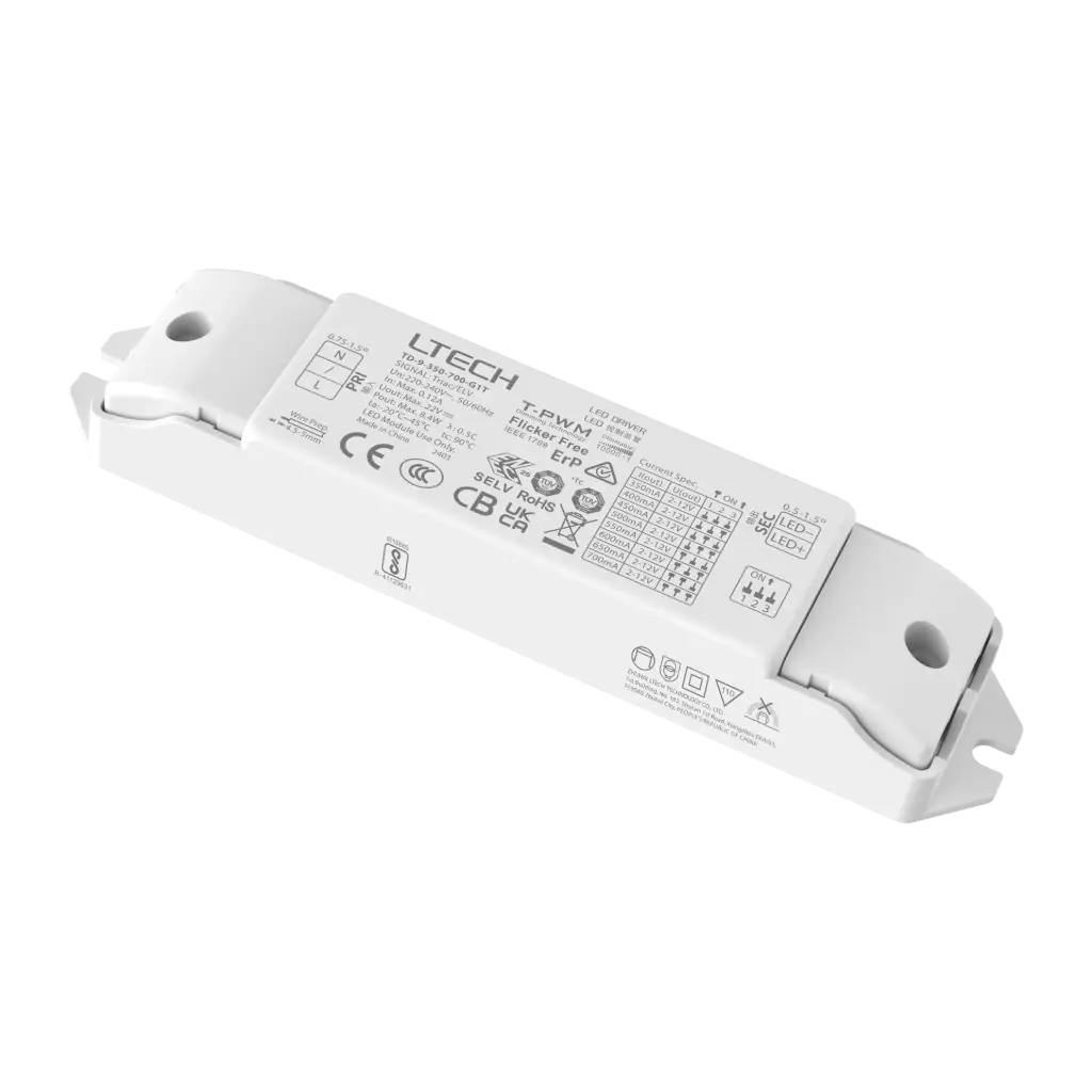 [2845110] LTECH LTSYS Driver CC TRIAC 1CH 350-700mA 9W - TD-9-350-700-G1T