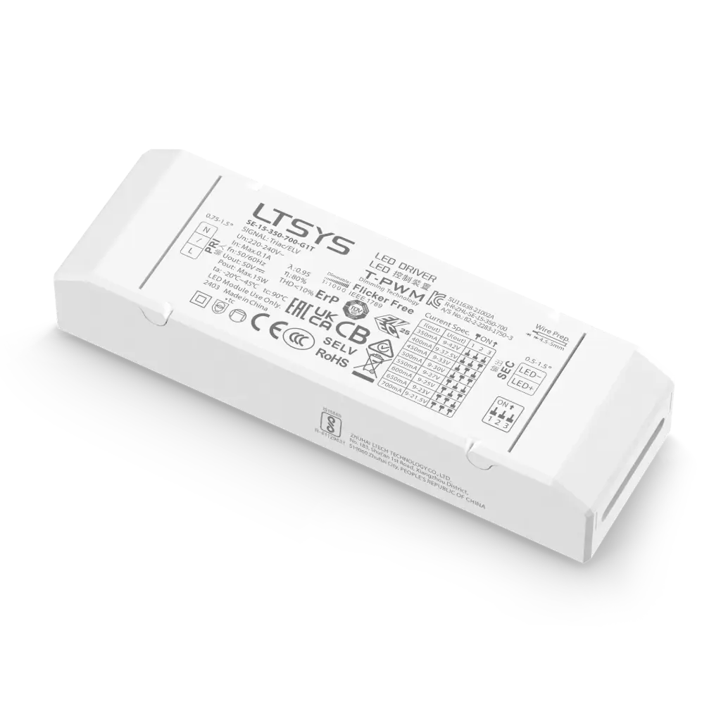 [2845500] LTECH LTSYS Driver CC TRIAC 1CH 350-700mA 15W - SE-15-350-700-G1T