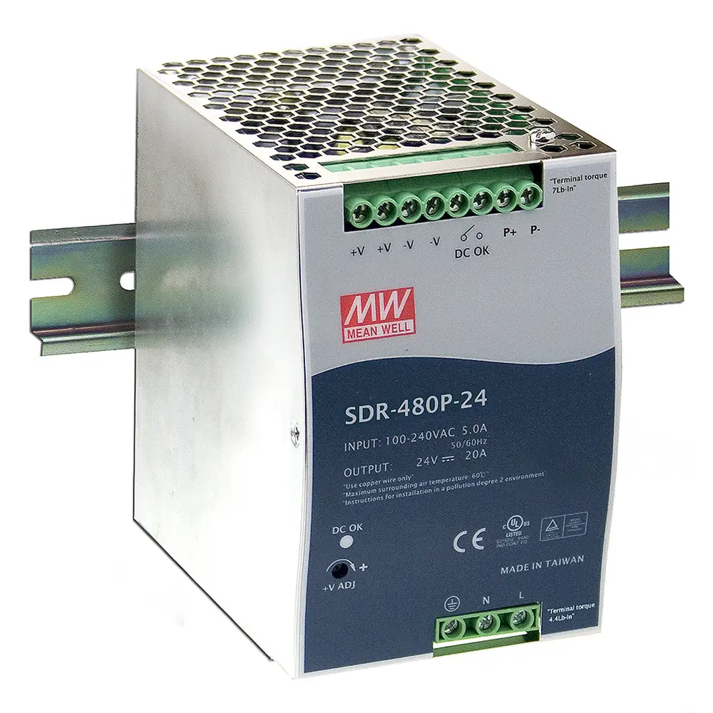 [8454100] Meanwell PSU 48V 480W DINrail - SDR-480P-48