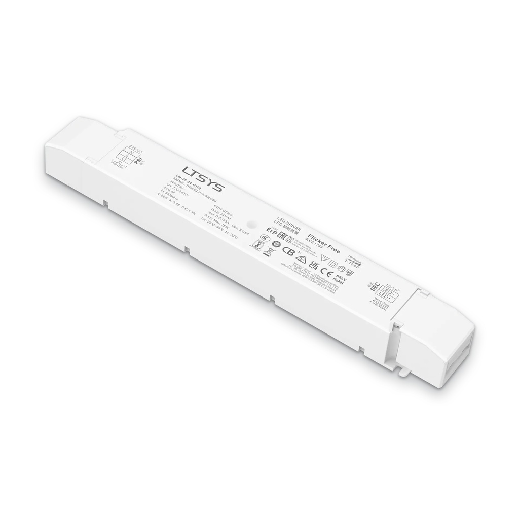 LTECH LTSYS Driver CV TRIAC 1CH 24V 75W - LM-75-24-G1T2