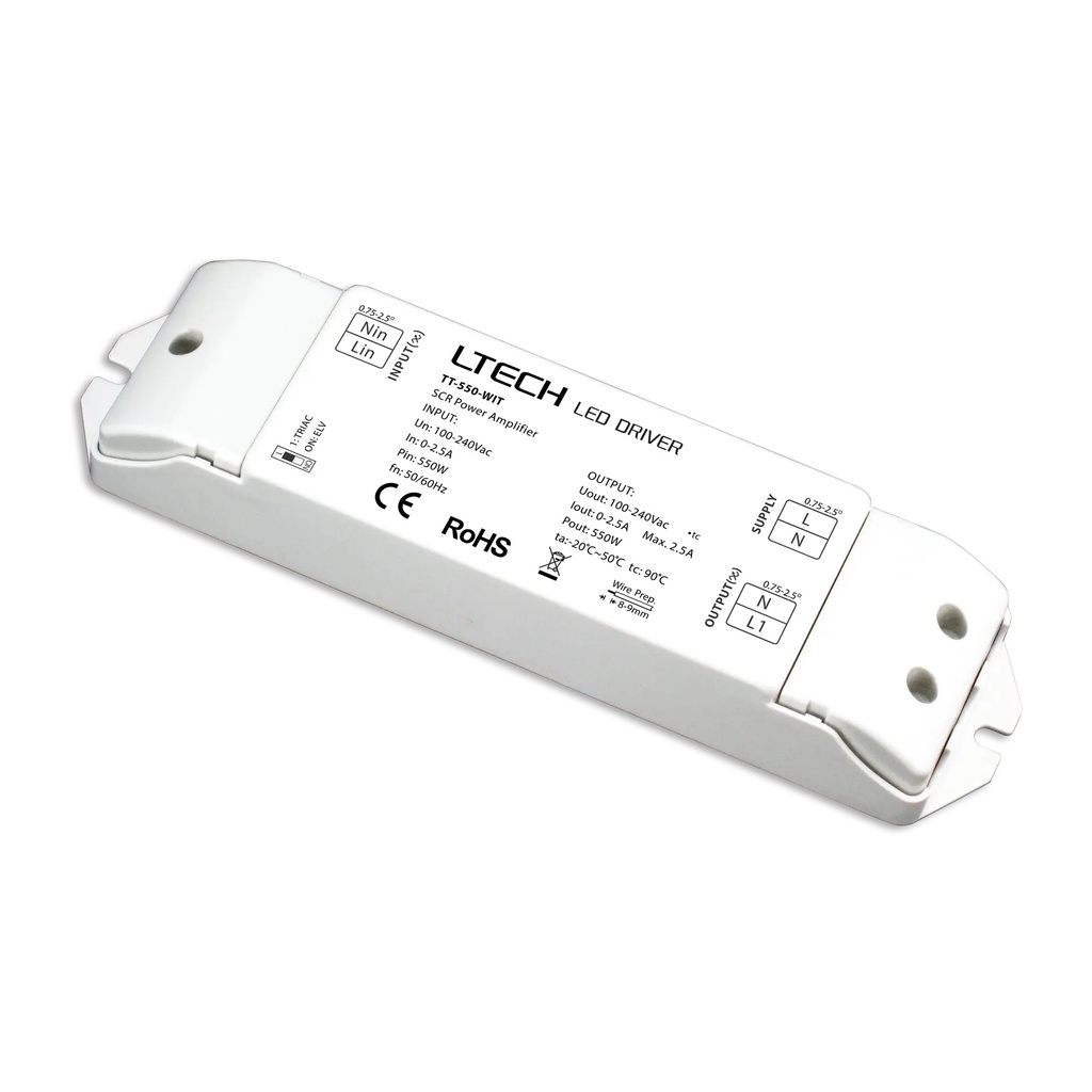 LTECH LTSYS Phase Cut Power Amplifier - TT-550-W1T