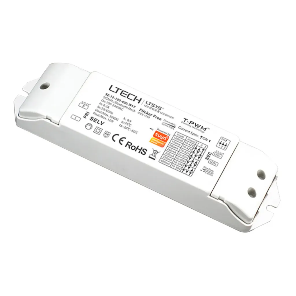 LTECH LTSYS Driver CC TUYA IOT 1CH 100-400mA 12W - SE-12-100-400-W1Y